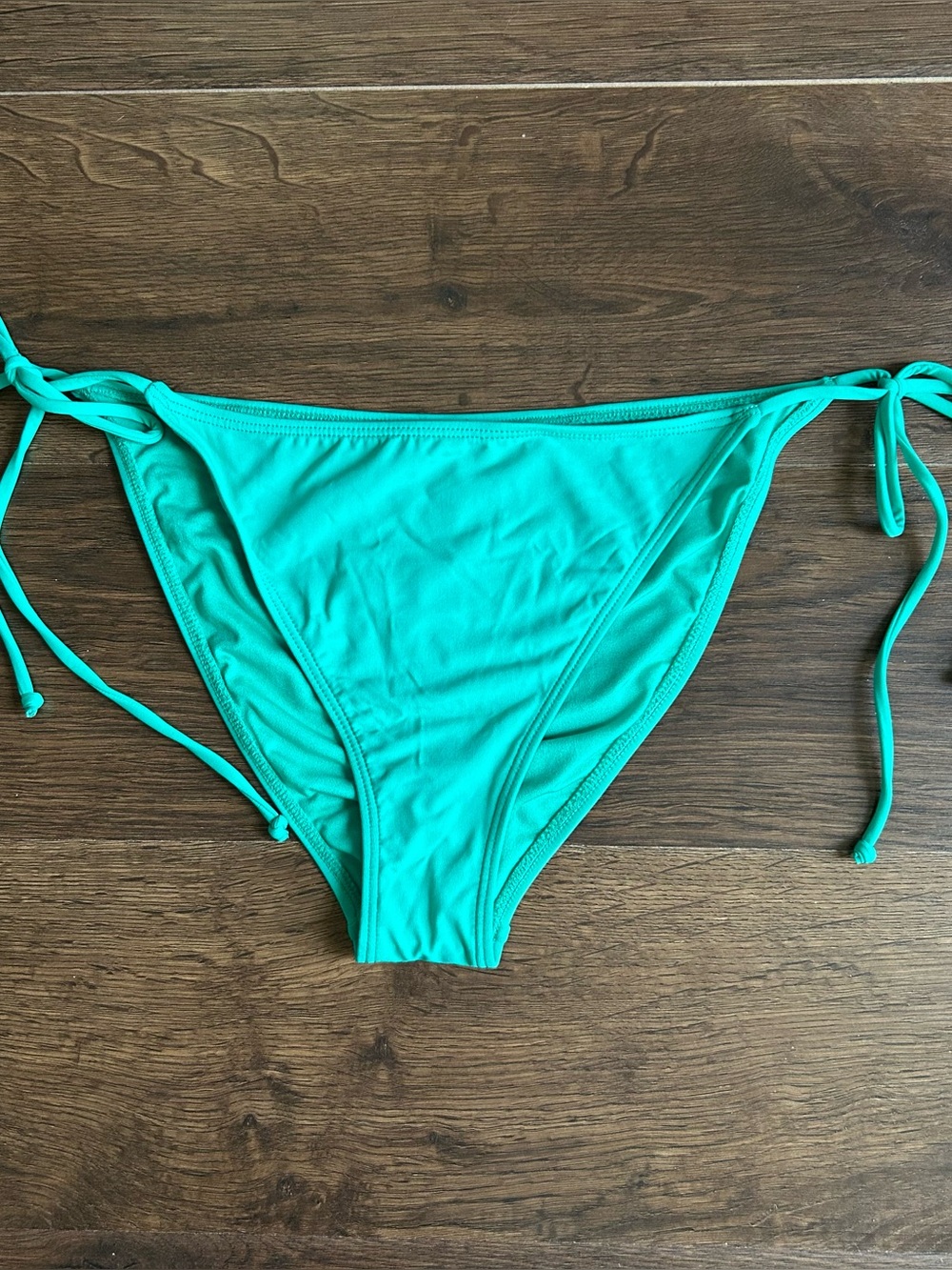 O’Neill Saltwater Solids Maracas Side Tie Bikini Bottom Large Peacock Green